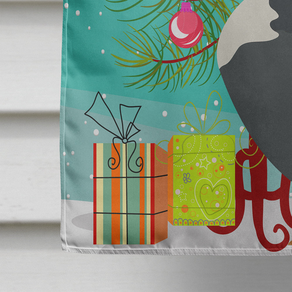 Blue Swedish Duck Christmas House Flag 28x40 Porch Sleeve Pole Decorative Outside Yard Banner Artwork Wall Hanging, Polyester