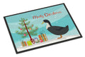 Blue Swedish Duck Christmas Doormat Indoor Outdoor 24H X 36W Front Door Mat Rugs for Entryway, Non Slip Washable Low Pile,