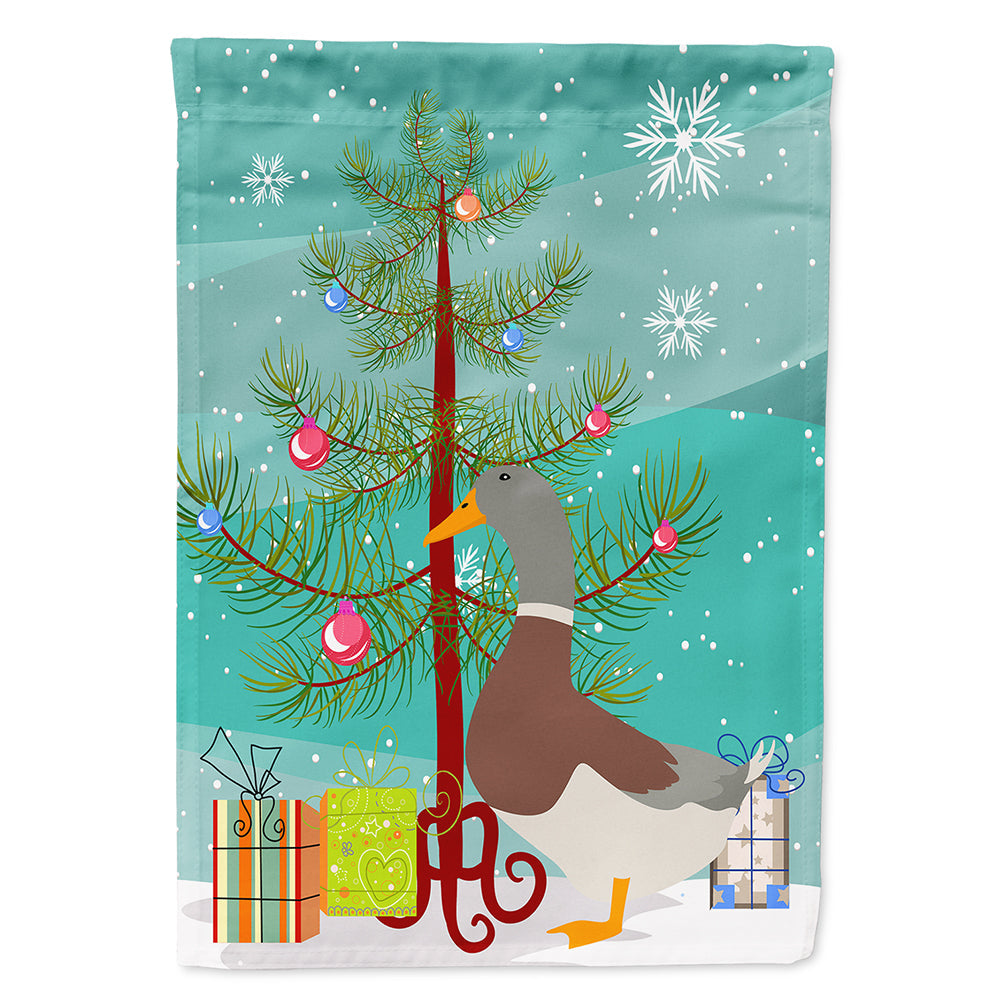 Saxony Sachsenente Duck Christmas House Flag 28x40 Porch Sleeve Pole Decorative Outside Yard Banner Artwork Wall Hanging, Polyester