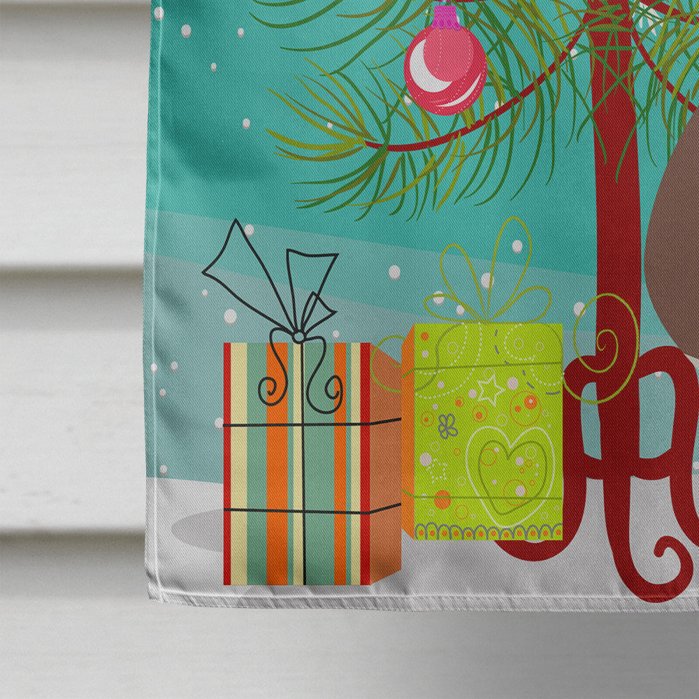 Saxony Sachsenente Duck Christmas House Flag 28x40 Porch Sleeve Pole Decorative Outside Yard Banner Artwork Wall Hanging, Polyester