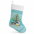 Muscovy Duck Christmas Holiday Stocking Double-Sided Print, Polyester Suede,11x18, Made in USA