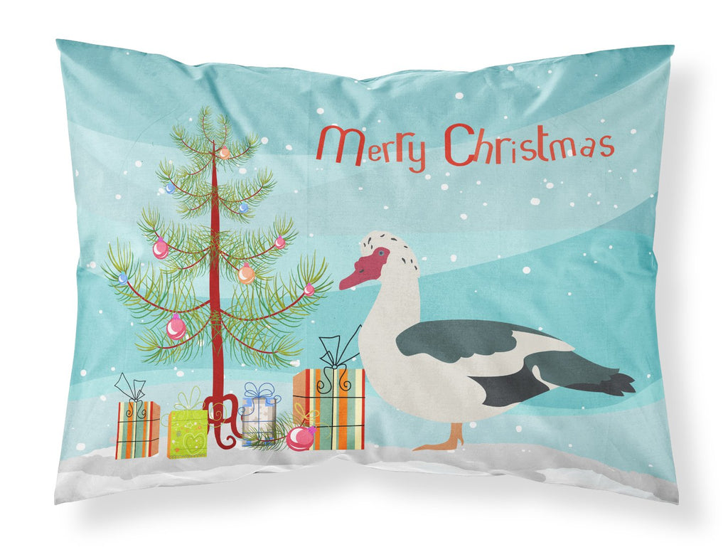 Muscovy Duck Christmas Standard Pillowcase Lightweight Super Soft Easy Care Decorative Artwork Pillowcase, Standard