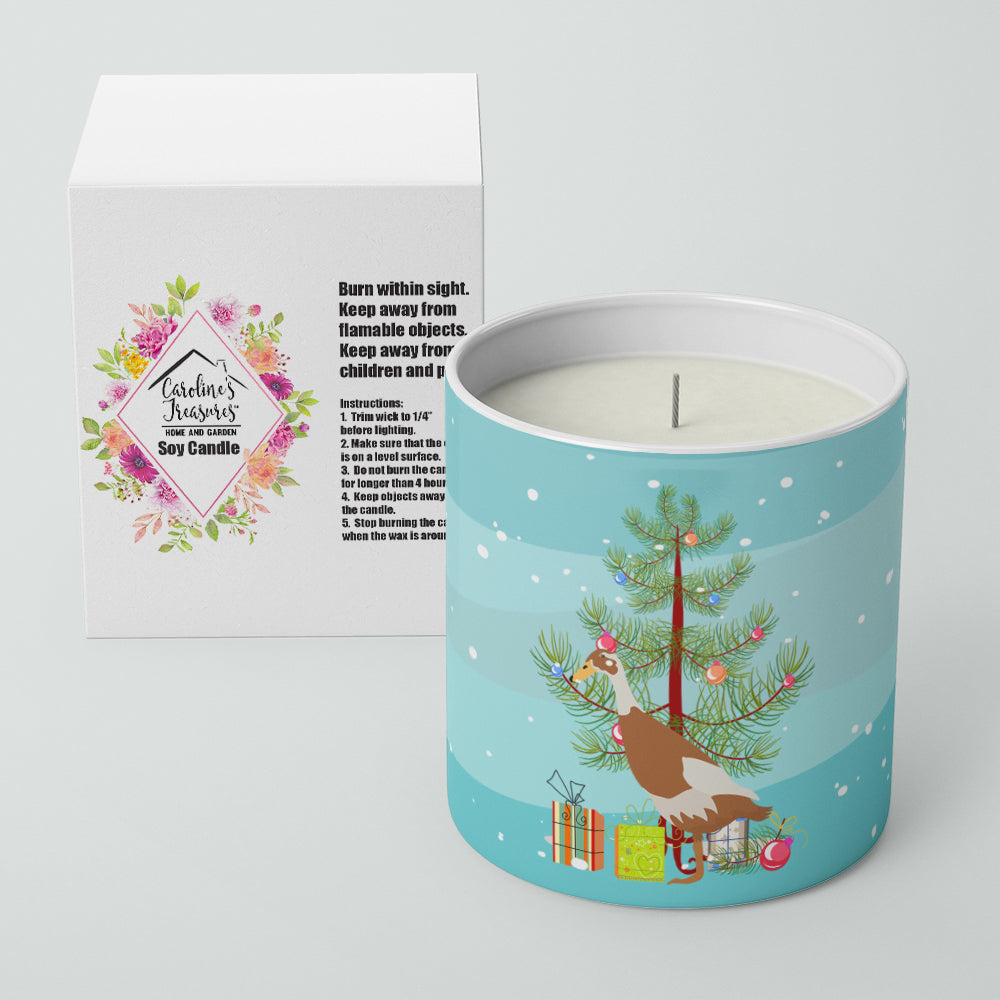 Indian Runner Duck Christmas Decorative Soy Candle Nature Soy Wax Essential Oil Home Decor Ideal for Bedroom Kitchen Bath Office Gift, 10 oz