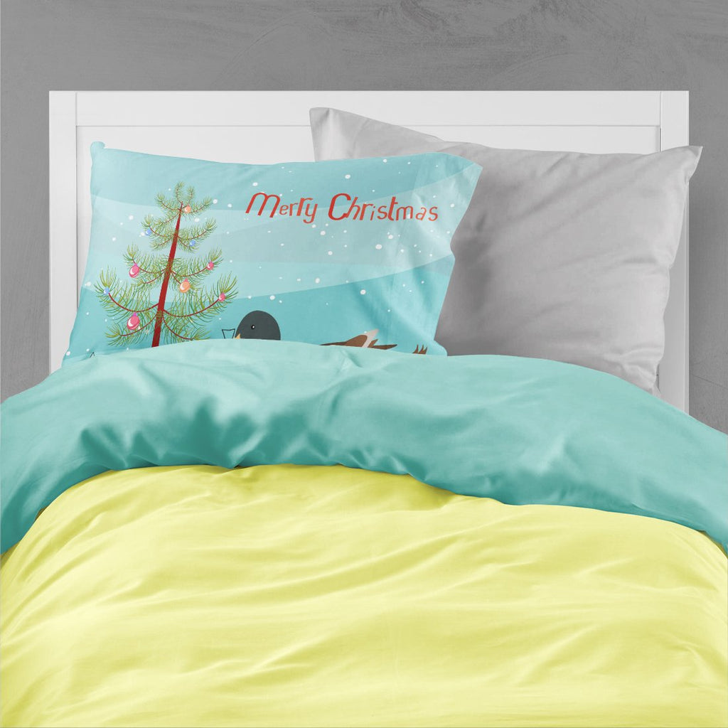 Khaki Campbell Duck Christmas Standard Pillowcase Lightweight Super Soft Easy Care Decorative Artwork Pillowcase, Standard