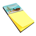 Khaki Campbell Duck Christmas Watercolor Sticky Note Holder Refillable Dispenser Desk Accessory 3x3 Pad Gift