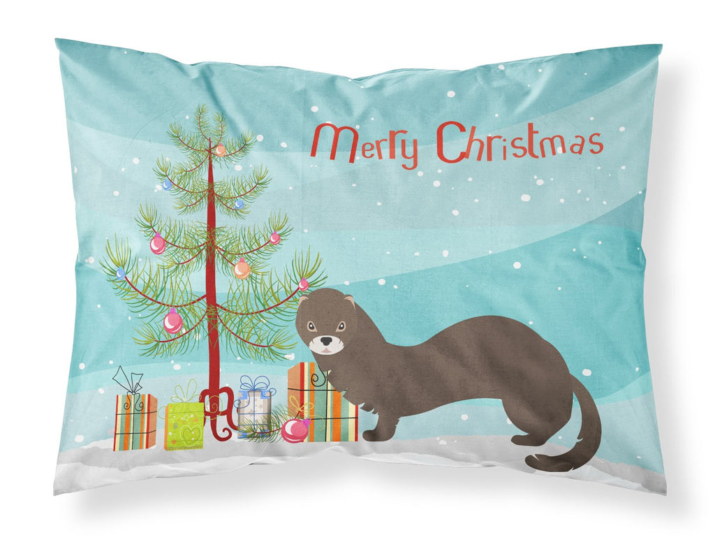 Russian or European Mink Christmas Standard Pillowcase Lightweight Super Soft Easy Care Decorative Artwork Pillowcase, Standard