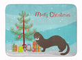 Russian or European Mink Christmas Memory Foam Kitchen Mat Machine Washable Anti-Fatigue Cushion Comfort Bath or Kitchen Rug