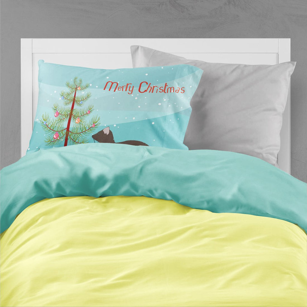 Sable Marten Christmas Standard Pillowcase Lightweight Super Soft Easy Care Decorative Artwork Pillowcase, Standard