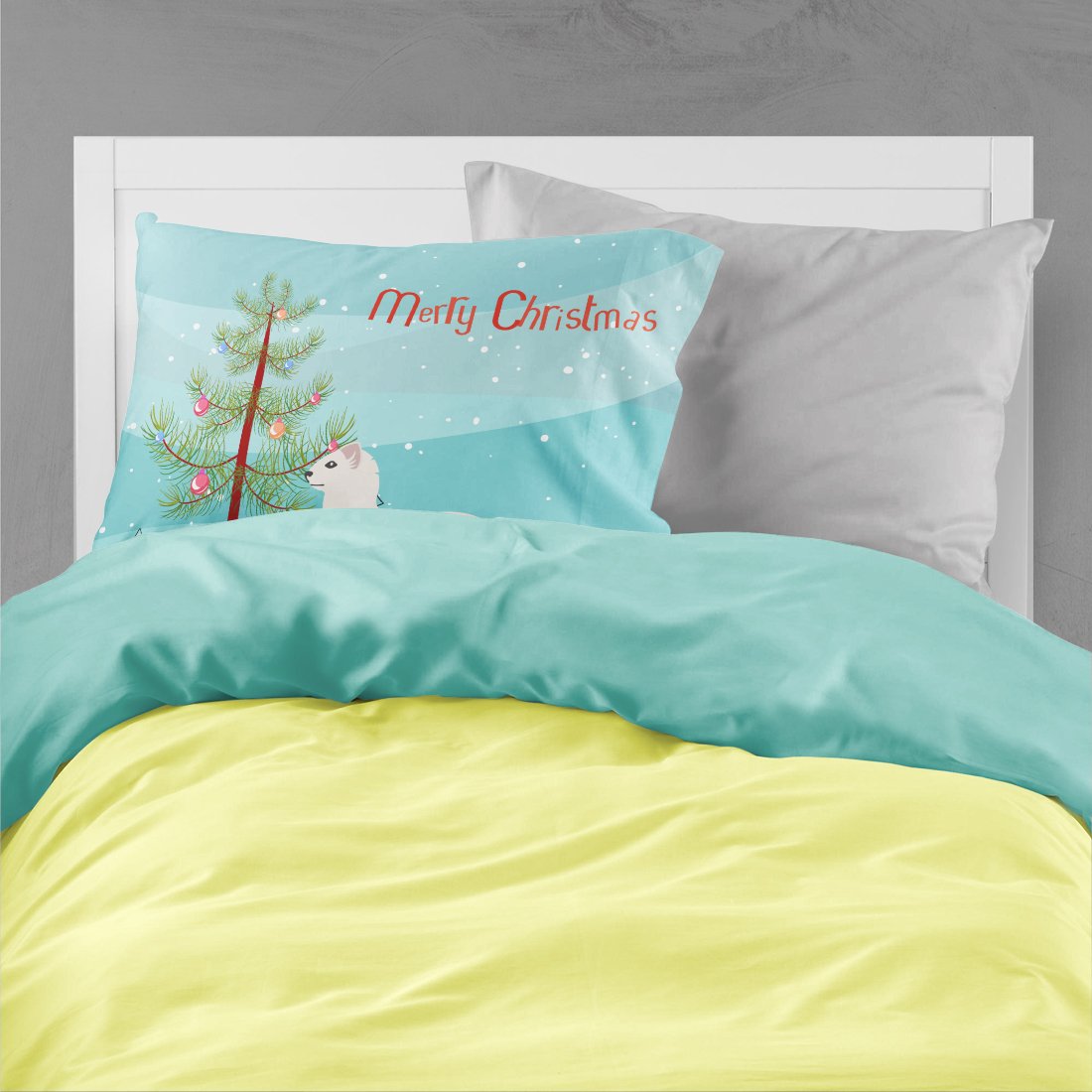 Stoat Short-tailed Weasel Christmas Standard Pillowcase Lightweight Super Soft Easy Care Decorative Artwork Pillowcase, Standard
