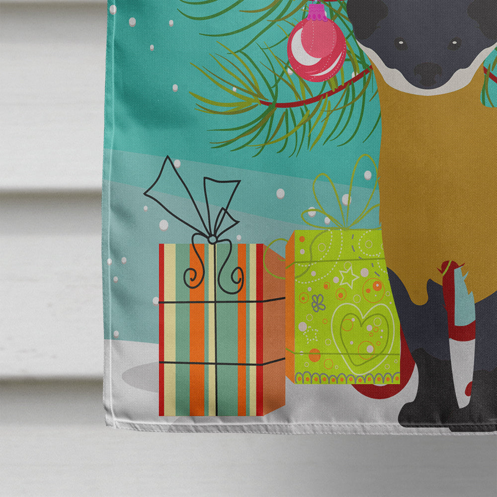 Yellow-Throated Marten Christmas House Flag 28x40 Porch Sleeve Pole Decorative Outside Yard Banner Artwork Wall Hanging, Polyester