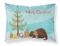 Coypu Nutria River Rat Christmas Standard Pillowcase Lightweight Super Soft Easy Care Decorative Artwork Pillowcase, Standard
