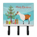 Alpine Goat Christmas Leash or Key Holder Wall Hooks, Coat Rack Wall Mount, for Hanging Keys, Towels, Aprons, Leashes