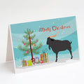 Verata Goat Christmas Greeting Cards Pack of 8 Blank Cards with Envelopes Whimsical A7 Size 5x7