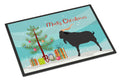 Verata Goat Christmas Doormat Indoor Outdoor 18H X 27W Front Door Mat Rugs for Entryway, Non Slip Washable