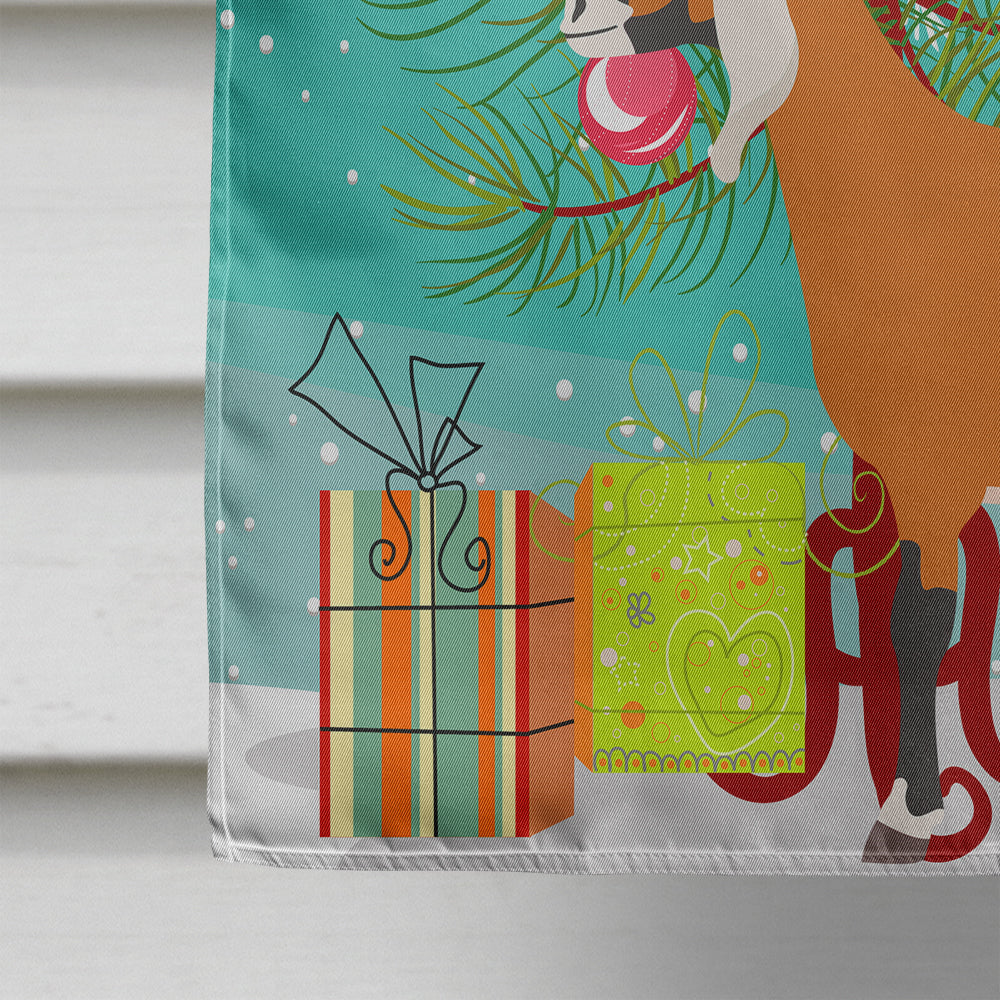 Anglo-nubian Nubian Goat Christmas House Flag 28x40 Porch Sleeve Pole Decorative Outside Yard Banner Artwork Wall Hanging, Polyester