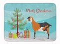 Anglo-nubian Nubian Goat Christmas Memory Foam Kitchen Mat Machine Washable Anti-Fatigue Cushion Comfort Bath or Kitchen Rug