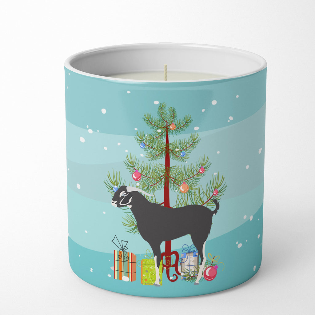 Black Bengal Goat Christmas Decorative Soy Candle Nature Soy Wax Essential Oil Home Decor Ideal for Bedroom Kitchen Bath Office Gift, 10 oz