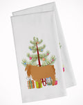 American Lamancha Goat Christmas Kitchen Towel Set of 2 White Dish Towels Decorative Bathroom Hand towel for Hand, Face, Hair, Yoga, Tea, Dishcloth, 19 X 28", White