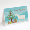 Saanen Goat Christmas Greeting Cards Pack of 8 Blank Cards with Envelopes Whimsical A7 Size 5x7