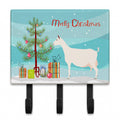 Saanen Goat Christmas Leash or Key Holder Wall Hooks, Coat Rack Wall Mount, for Hanging Keys, Towels, Aprons, Leashes