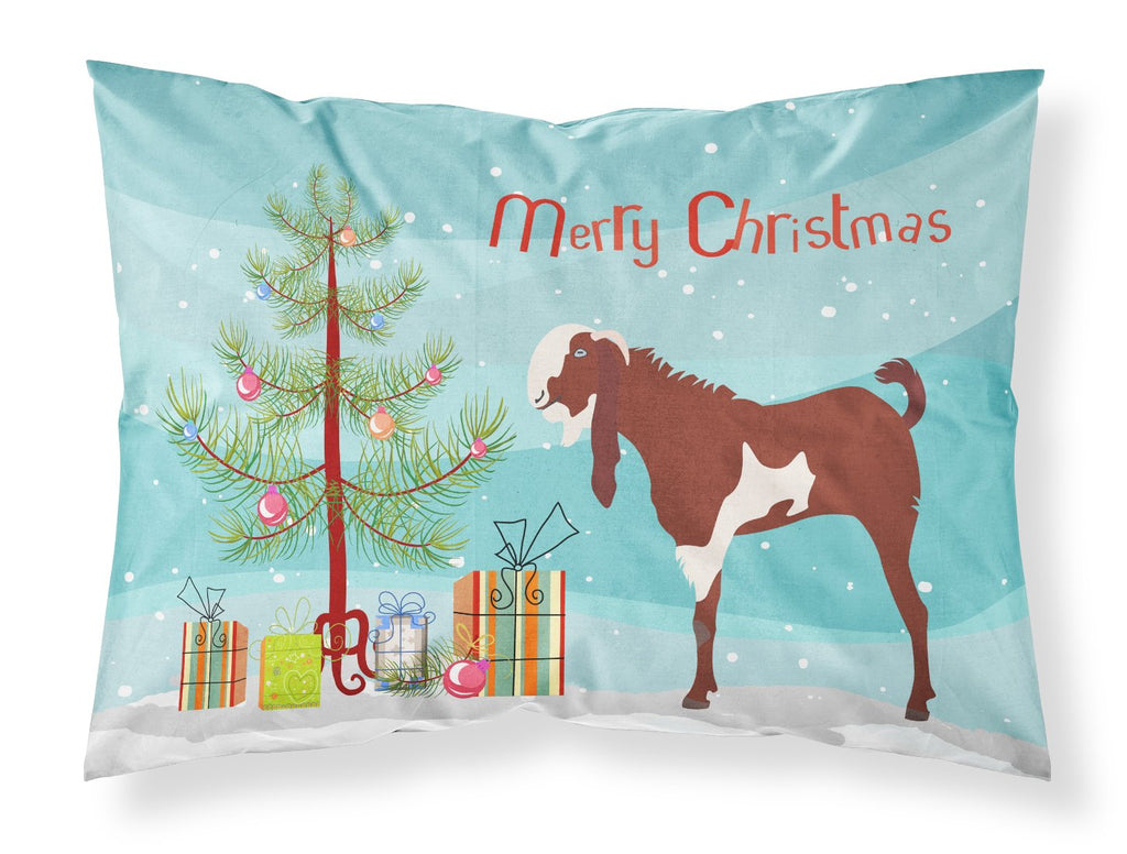 Jamnapari Goat Christmas Standard Pillowcase Lightweight Super Soft Easy Care Decorative Artwork Pillowcase, Standard