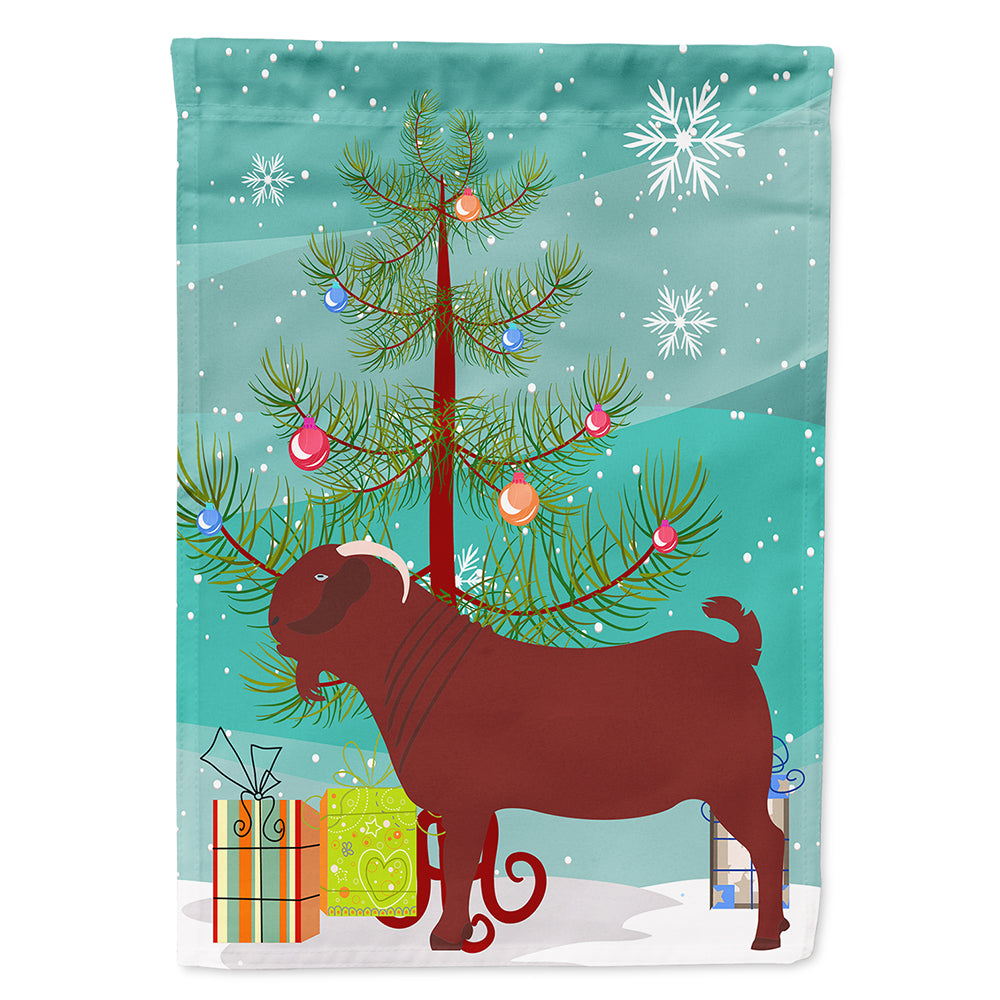 Kalahari Red Goat Christmas House Flag 28x40 Porch Sleeve Pole Decorative Outside Yard Banner Artwork Wall Hanging, Polyester