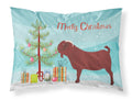 Kalahari Red Goat Christmas Standard Pillowcase Lightweight Super Soft Easy Care Decorative Artwork Pillowcase, Standard