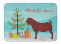 Kalahari Red Goat Christmas Memory Foam Kitchen Mat Machine Washable Anti-Fatigue Cushion Comfort Bath or Kitchen Rug