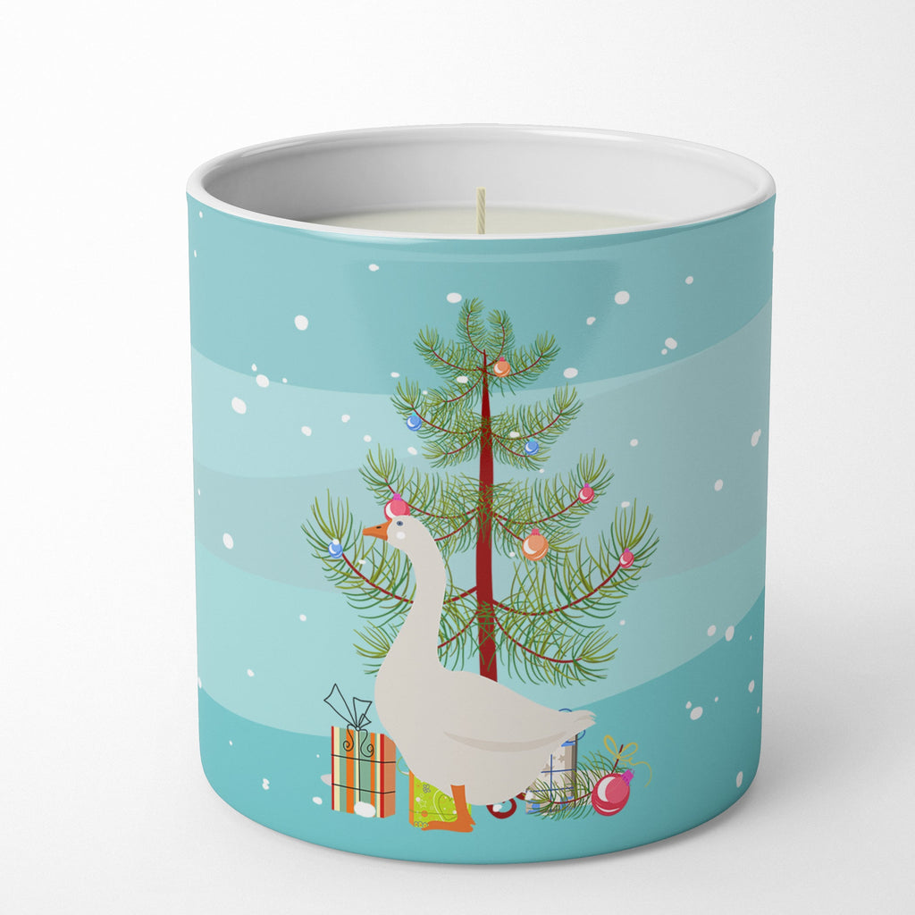 Embden Goose Christmas Decorative Soy Candle Nature Soy Wax Essential Oil Home Decor Ideal for Bedroom Kitchen Bath Office Gift, 10 oz