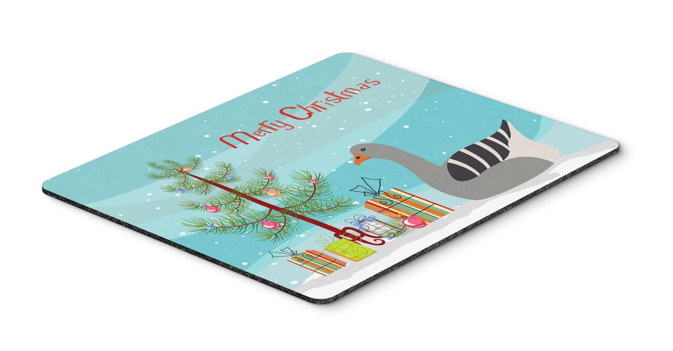 Pilgrim Goose Christmas Mouse Pad, Heat Resistant Trivet Hot Pad , Non Slip Rubber Desk Mat, Kitchen Counter Protector, Home Office Decor Gift