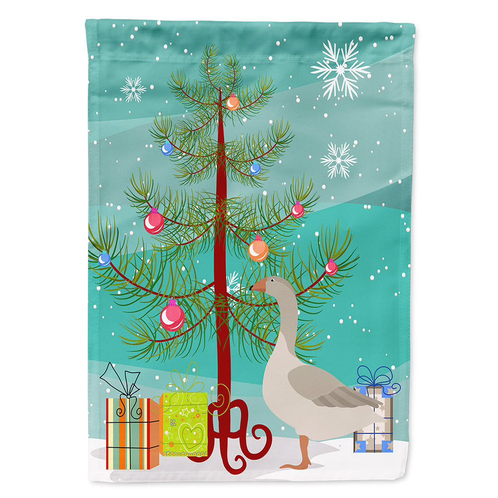 Steinbacher Goose Christmas House Flag 28x40 Porch Sleeve Pole Decorative Outside Yard Banner Artwork Wall Hanging, Polyester