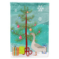 Steinbacher Goose Christmas House Flag 28x40 Porch Sleeve Pole Decorative Outside Yard Banner Artwork Wall Hanging, Polyester