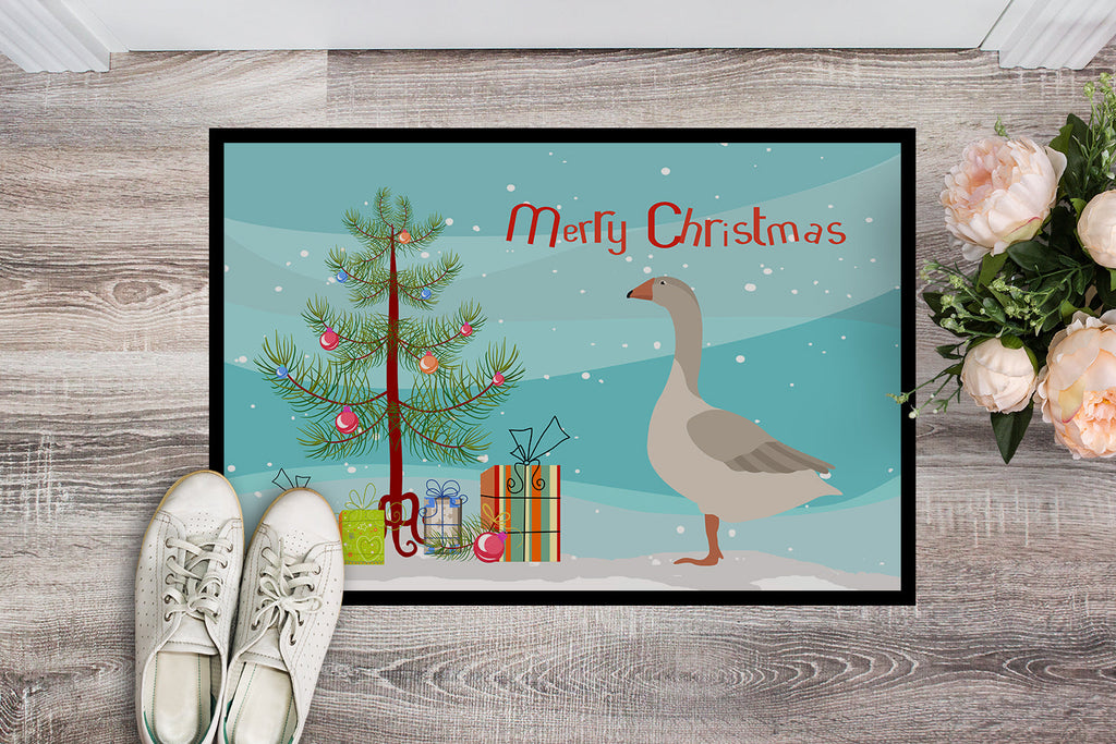 Steinbacher Goose Christmas Doormat Indoor Outdoor 18H X 27W Front Door Mat Rugs for Entryway, Non Slip Washable