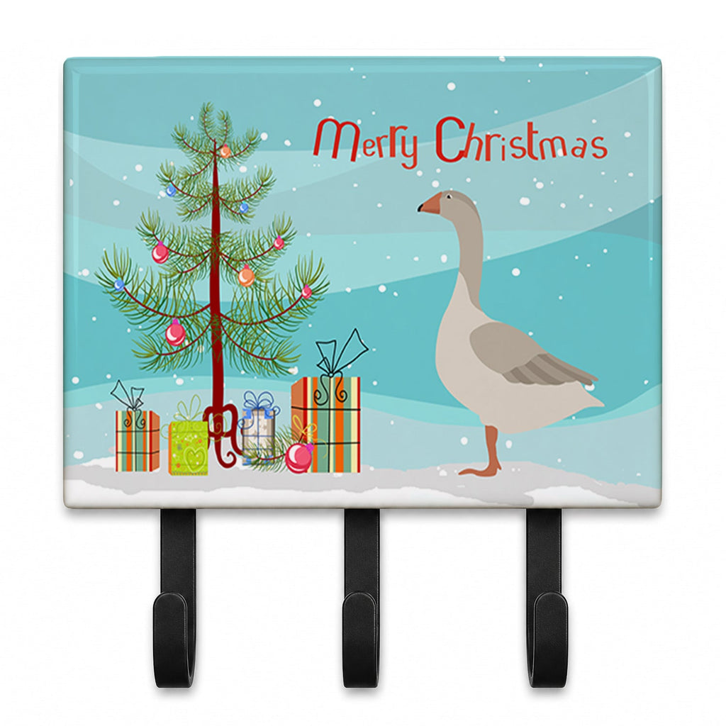 Steinbacher Goose Christmas Leash or Key Holder Wall Hooks, Coat Rack Wall Mount, for Hanging Keys, Towels, Aprons, Leashes