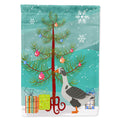 West of England Goose Christmas House Flag 28x40 Porch Sleeve Pole Decorative Outside Yard Banner Artwork Wall Hanging, Polyester