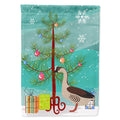 Chinese Goose Christmas House Flag 28x40 Porch Sleeve Pole Decorative Outside Yard Banner Artwork Wall Hanging, Polyester