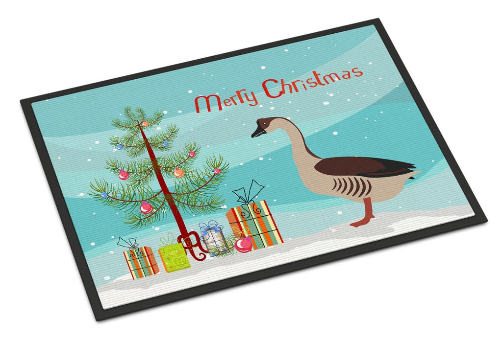 Chinese Goose Christmas Doormat Indoor Outdoor 24H X 36W Front Door Mat Rugs for Entryway, Non Slip Washable Low Pile,