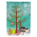 Toulouse Goose Christmas House Flag 28x40 Porch Sleeve Pole Decorative Outside Yard Banner Artwork Wall Hanging, Polyester