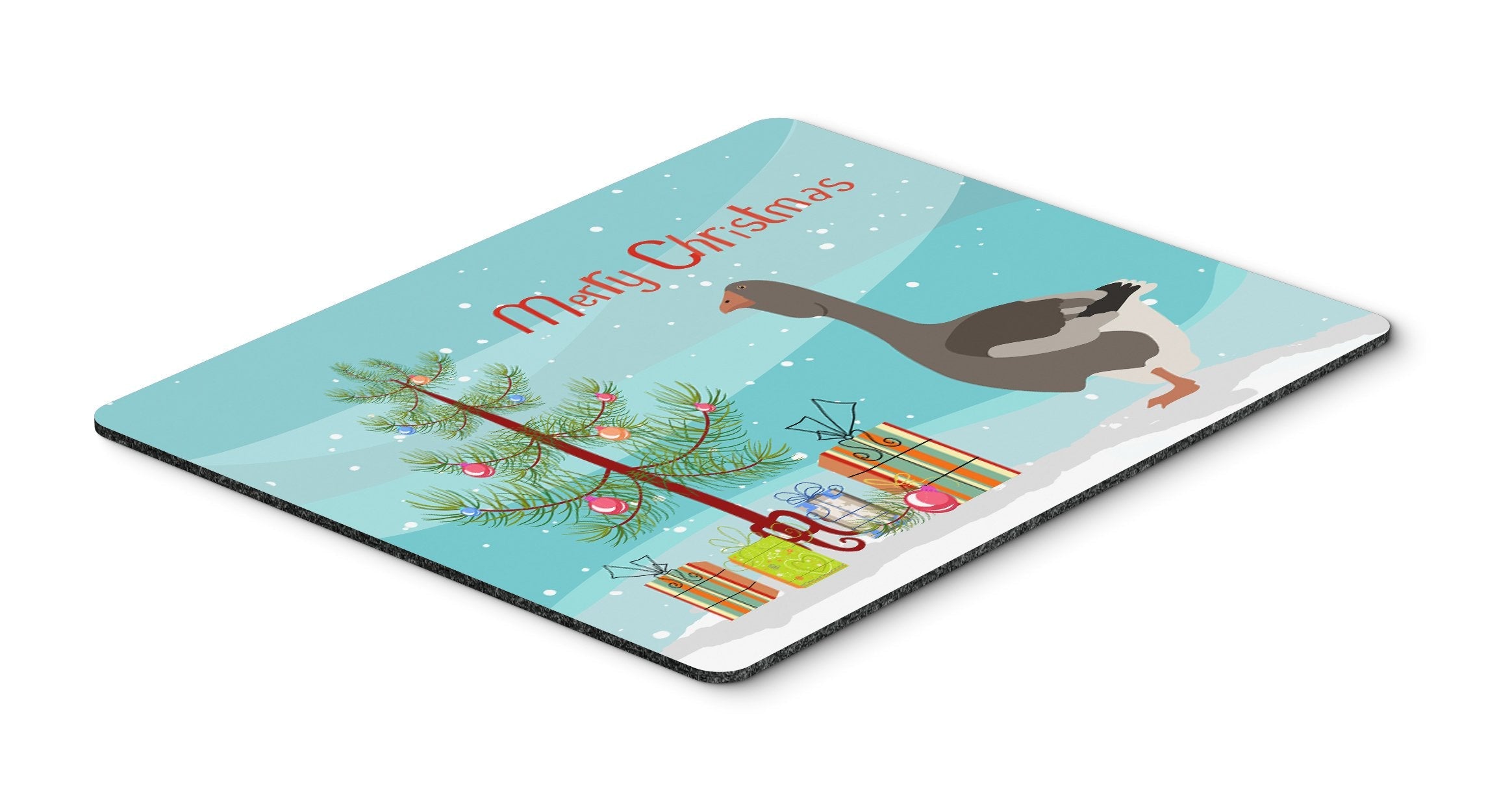 Toulouse Goose Christmas Mouse Pad, Heat Resistant Trivet Hot Pad , Non Slip Rubber Desk Mat, Kitchen Counter Protector, Home Office Decor Gift