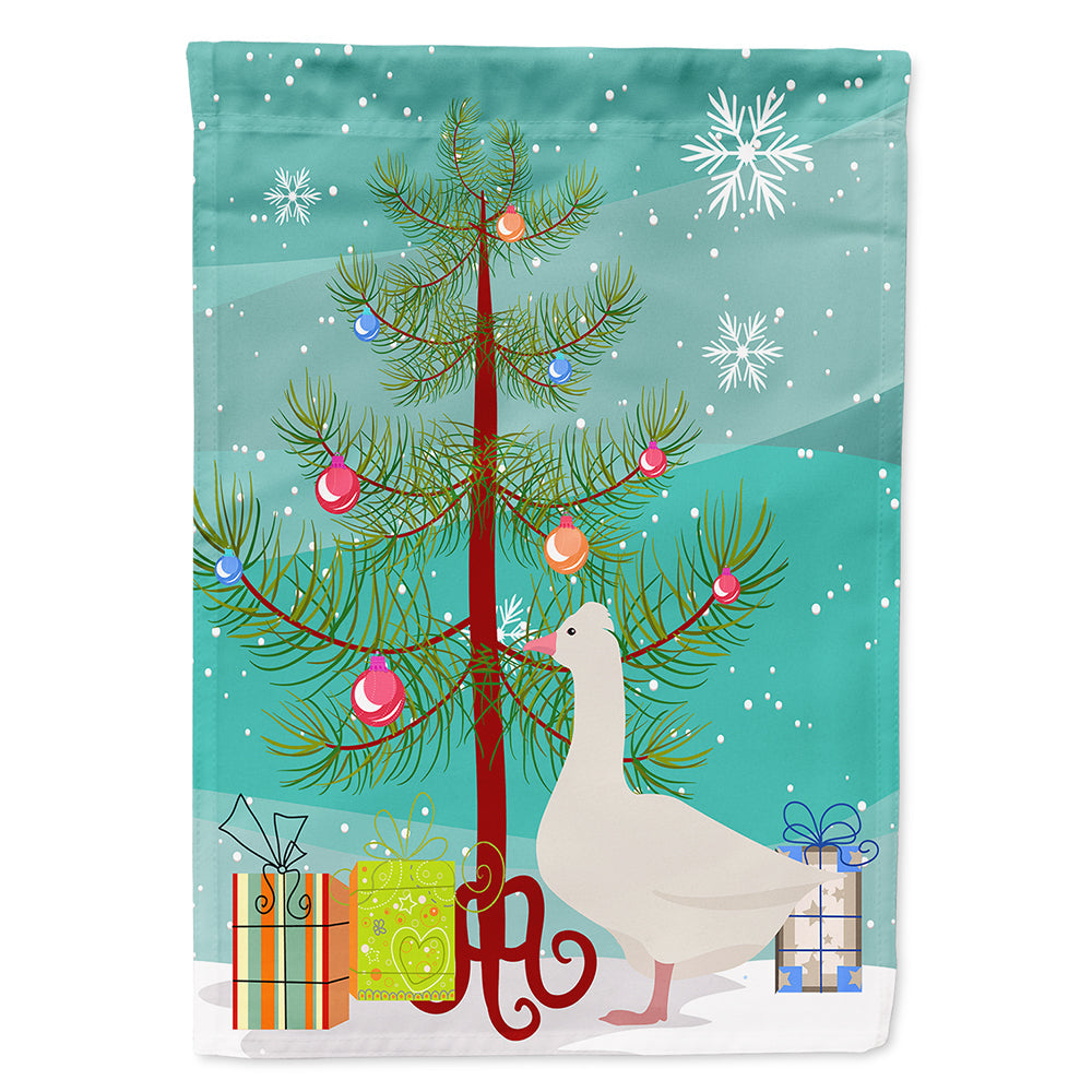 Roman Goose Christmas House Flag 28x40 Porch Sleeve Pole Decorative Outside Yard Banner Artwork Wall Hanging, Polyester