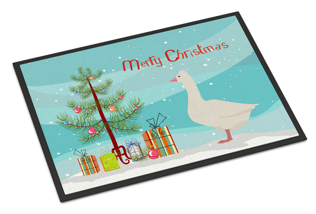 Roman Goose Christmas Doormat Indoor Outdoor 18H X 27W Front Door Mat Rugs for Entryway, Non Slip Washable