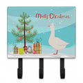 Roman Goose Christmas Leash or Key Holder Wall Hooks, Coat Rack Wall Mount, for Hanging Keys, Towels, Aprons, Leashes