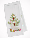 Roman Goose Christmas Kitchen Towel Set of 2 White Dish Towels Decorative Bathroom Hand towel for Hand, Face, Hair, Yoga, Tea, Dishcloth, 19 X 28", White