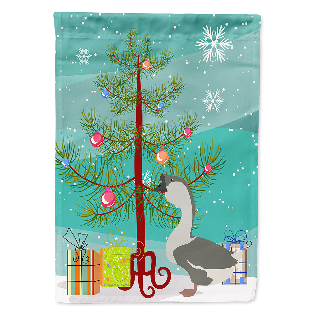 African Goose Christmas House Flag 28x40 Porch Sleeve Pole Decorative Outside Yard Banner Artwork Wall Hanging, Polyester