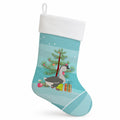 African Goose Christmas Holiday Stocking Double-Sided Print, Polyester Suede,11x18, Made in USA