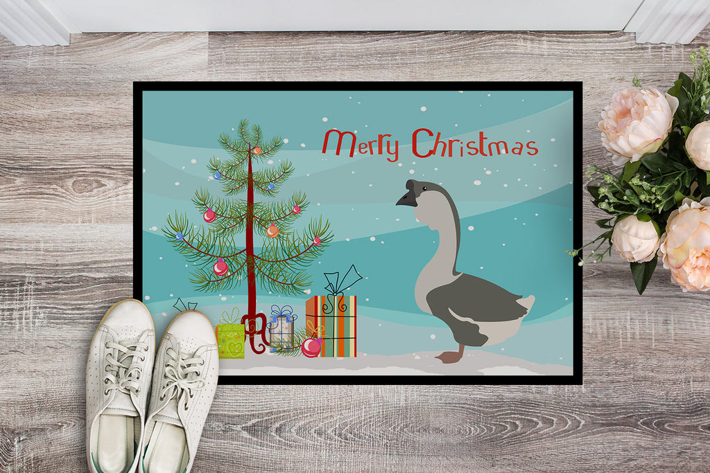 African Goose Christmas Doormat Indoor Outdoor 18H X 27W Front Door Mat Rugs for Entryway, Non Slip Washable