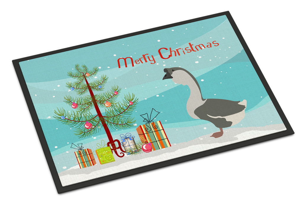 African Goose Christmas Doormat Indoor Outdoor 18H X 27W Front Door Mat Rugs for Entryway, Non Slip Washable