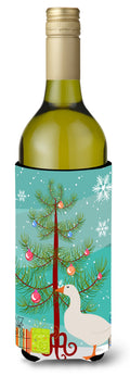 Shire Horse Christmas Wine Bottle Hugger Gift Sleeve for Standard 750 ml Bottles, Insulated Reusable Also Fits Mini Shot & Pint Bottles