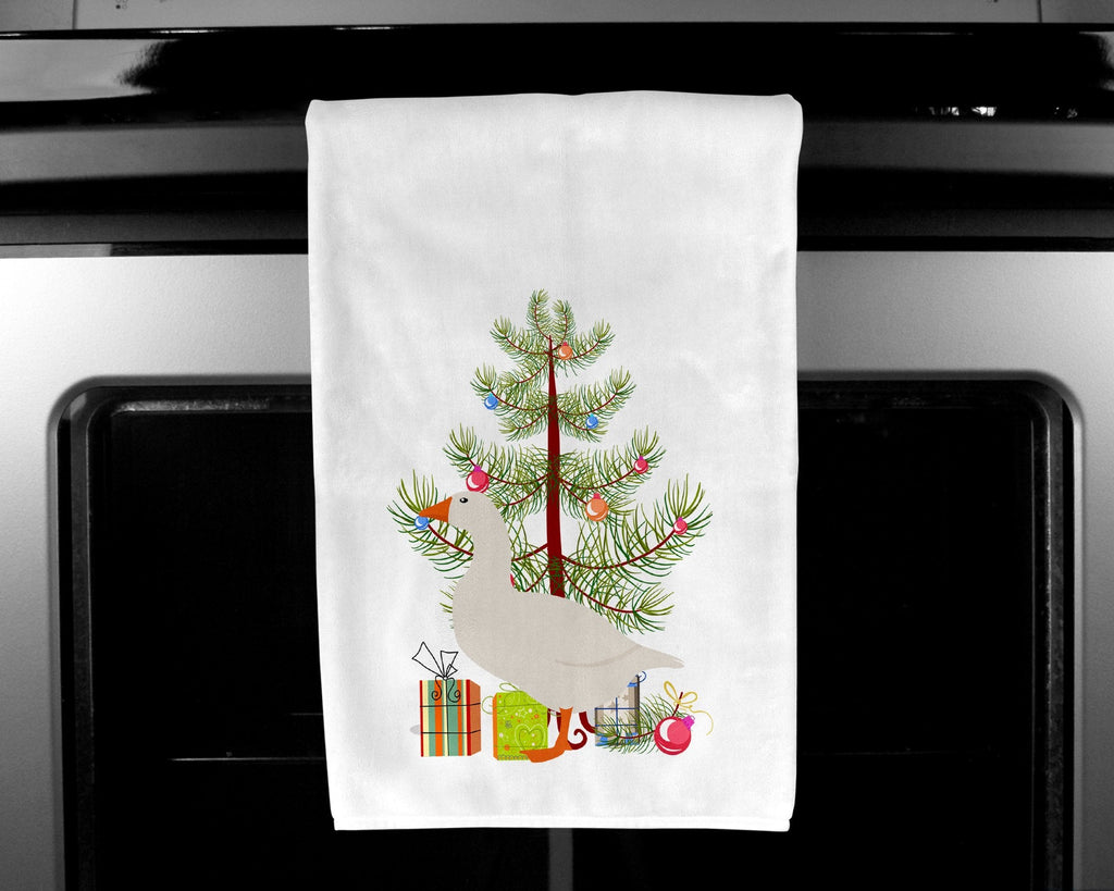 Shire Horse Christmas Kitchen Towel Set of 2 White Dish Towels Decorative Bathroom Hand towel for Hand, Face, Hair, Yoga, Tea, Dishcloth, 19 X 28", White