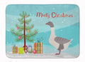Buff Grey Back Goose Christmas Memory Foam Kitchen Mat Machine Washable Anti-Fatigue Cushion Comfort Bath or Kitchen Rug